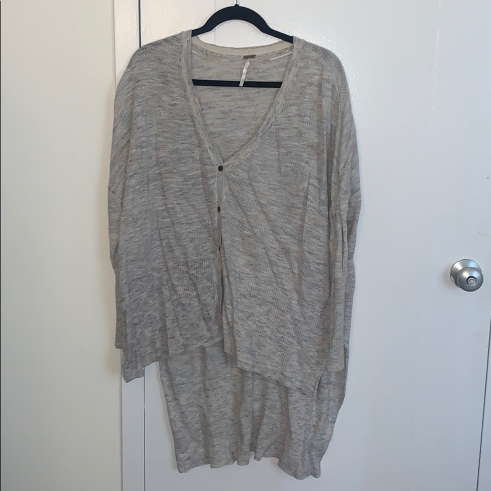 High and low sweater/cardigan